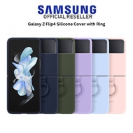 SILICONE COVER WITH RING SAMSUNG GALAXY Z FLIP 4 AUTHENTIC SAMSUNG ACCESSORIES