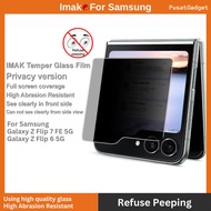 Tempered Glass Samsung Galaxy Z Flip7 FE / Flip 7 FE / Flip 6 Flip6 5G IMAK Privacy Anti Spy Screen 