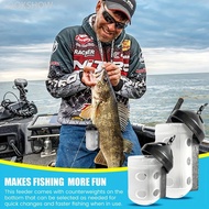 LOOKSHOW European Carp Fishing Worm Bait Cage Bait Feeder With Weight And Swivel Anti-Snag Hollow Ba