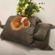 全城熱賣 - 半封閉貓睡袋貓窩(穩健灰 小號S-45cmx30cm)