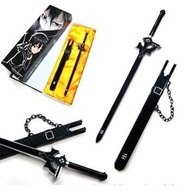 Miniatur pedang kirito sword art online elucidator weapon