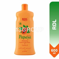 RDL Papaya Whitening Hand & Body Lotion, 600ml