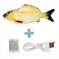 【BHQ TOYS】 ตุ๊กตาปลาขยับได้เสมือนจริง ขนาด 28 cm ตุ๊กตาปลา ของเล่นแมว ตุ๊กตาปลาดุ๊กดิ๊ก ปลา ดิ้น เต้นได้