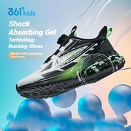 [Shock-Absorbing Rubber] 361 Degree Kids Children'S Shoes Boys' Sports Shoes High-Elastic Running Sh