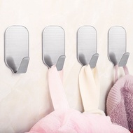 3M Stainless Steel Hook Adhesive  Punch Free Hook for Hanging Clothes,Wall Hook