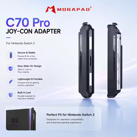 MOBAPAD C70 PRO For JoyCon Adapter Convenient Charging for Switch JoyCon For M6 HD M6S S1 S/HD Contr