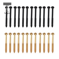 ‘【；】 12 Pieces Bass Pickup Mounting Screws For PB JB  Pickups Black