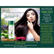 BIOTIQUE ADVANCED AYURVEDA GREEN APPLE  Shampoo & Conditioner 180ml