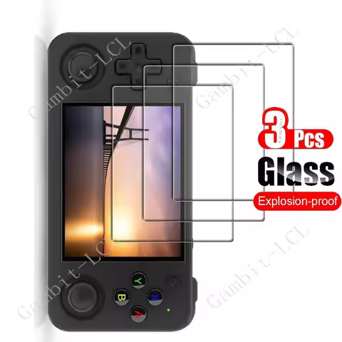 1-3PCS Tempered Glass For ANBERNIC RG35XX H 3.5" Protective Film ON RG35XXH RG 35XX Screen Protector