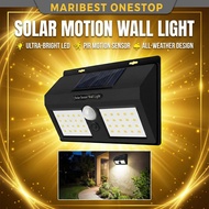 40 LED Solar Lights Outdoor 90-120° Wide Angle Wireless PIR Sensor Lights, 5.5V 1.2W Solar Induction