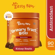 Zesty Paws Urinary Tract Bites - Bacon Flavor 90 Soft Chews(EXP:04 2027)