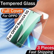 3Pcs Glass for Oppo Reno14 5G Tempered Glass on OPPO Reno 14 Pro 14 F 14F 14Pro Reno14F Reno14Pro Sc