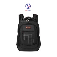 ONTIME - 17 in Laptop Backpack for Middle School, High School, College, and Work, FREE RAINCOVER Lap