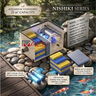 12Ton 3 in 1 Bio Drum Filter  Malaysia PVC Size RAS Aquarium Fish Tank RDF Microfilter Koi Pond 转鼓微滤