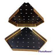 Limited Edition 2-Tier Gold Corner Shelf Gold Soap Shelf/