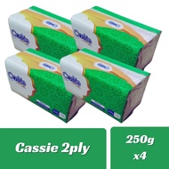Tissue | Tissue | Contents 250 CASSIE TISSUE 2PLY X4