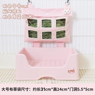 Umii Yomi ความจุขนาดใหญ่ Handmade กระต่ายผ้าใบ Hay กระเป๋า Leak-Proof Wave-Resistant เหมาะสําหรับสัต