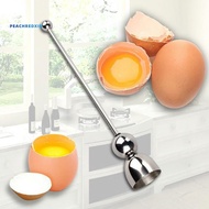 PEK-Stainless Steel Eggshell Topper Cutter Clipper Egg Opener Kitchen Gadget