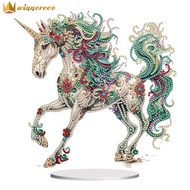 [HOT]Unicorn Special Shaped Table Top Diamond Painting Ornament Kits Colorful Desktop Diamond Art Kits for Adults Beginner