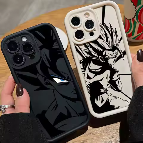 Dragon Ball Anime For Redmi Note 15 14 13 12 11 10 9 12S 11T 10S Pro Plus Max Eyes Ladder Phone Case