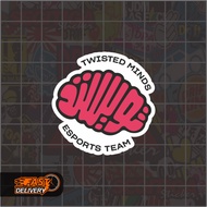 Twisted Minds Esport Sticker Size 5 x 5 Cm