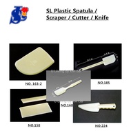 SL Plastic Spatula, Knife, Scraper (NO.158, 160, 163-2, 185, 224)