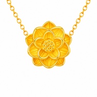 999.9/24k 5G Pure Gold Lotus Emas999