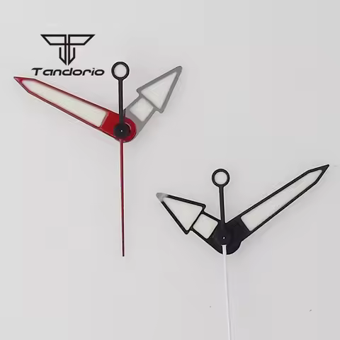 Red Black Watch Hands Spare Parts Replacement Pointers Green Luminous Fit for NH34 NH35 NH36 NH38 7s