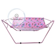 เปลไกว เปลเด็ก เปลญวน เปลทรงเรือ เปลเด็กเล็ก ขนาด 60x160x57 ซม ez99