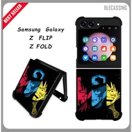 Hardcase Casing Samsung Galaxy Z Flip Fold 5 4 3 5G Anime Face BC307