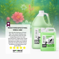 Sparks Pet: FOREST DEW Odor Control Enzyme Cleaner for Dog & Cat Pee, Poop & Daily Pet Mess