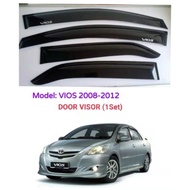 Toyota Vios 2008-2012 door visor airpress small big door visor