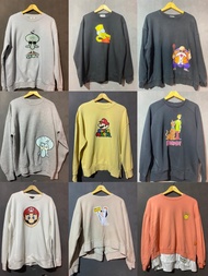 10.PCS Paket Usaha Crewneck Thrift / Crewneck Pull Brand Import Second