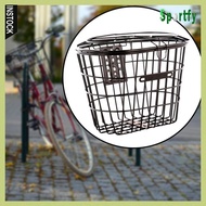 [lzdxwcke1] Bike Basket Convenient Accessories Lightweight Portable Front Frame Bike
