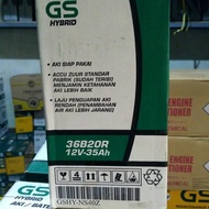 ORIGINAL Aki Mobil / Battery GS ASTRA Type GS HYBRID 36B20R / NS40Z