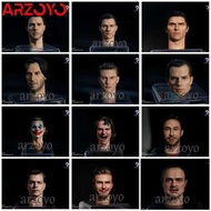 1/6 Tom Cruis Henry Cavill Ben Affleck Matt Damon Keanu Reeves Head Sculpt Carving Fit 12'' Male