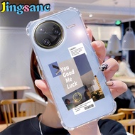 Jingsanc Thickened Four Corners Anti-fall Transparent Soft Phone Case Suitable For POCO F7 Ultra F7 