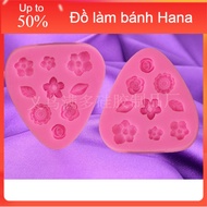 4D silicone jelly mold HH1KY5 triangle child flower