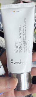 9wishes White Tone-Up Body Serum