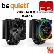 Be Quiet Pure Rock 2 Black/FX CPU Air Cooler - Black/RGB