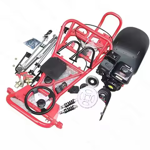 168CC modified four-wheel motorcycle drift go kart complete set of vehicle frame accessories road ti