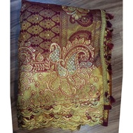 Stone work wedding saree