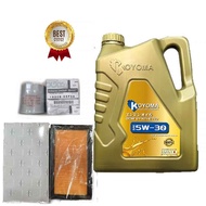 NISSAN ALMERA 1.5 , LATIO, LIVINA, NV200 OIL FILTER + AIR FILTER + KOYOMA 5W30 SEMI SYNTHETIC ENGINE