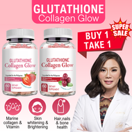 NATURE GLOW Glutathione Collagen Glow Gummies Whitening Gummies Anti-Aging Skin Glow Collagen Vitami