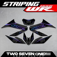 Yamaha WR 155 Striping - List of WR 155 - 09 sticker variations