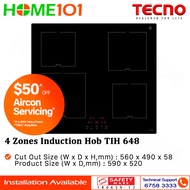 Tecno Induction Hob 4 Zones TIH 648 - FREE INSTALLATION