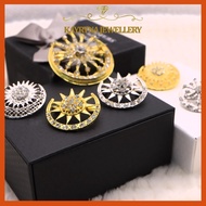 KAYRYNA JEWELLERY Q30 Kerongsang Dokoh Songkok Bulan Bintang Pin Tanjak Pengantin Tanjak Melayu Broo