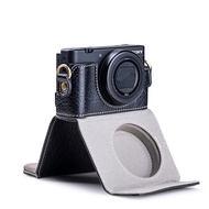 Portable PU Leather Half Case camera bag For Sony ZV1F ZV-1F ZV1M2 Protective Cover shell with Shoul