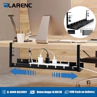 Under Desk Cable Management Clamp-on Cable Organizer Rack Desk Mount Wire Management Tray