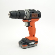 BLACK AND DECKER สว่านไร้สาย 12V. GO PAK สีส้ม-ดำ BDCHD12US1-B1